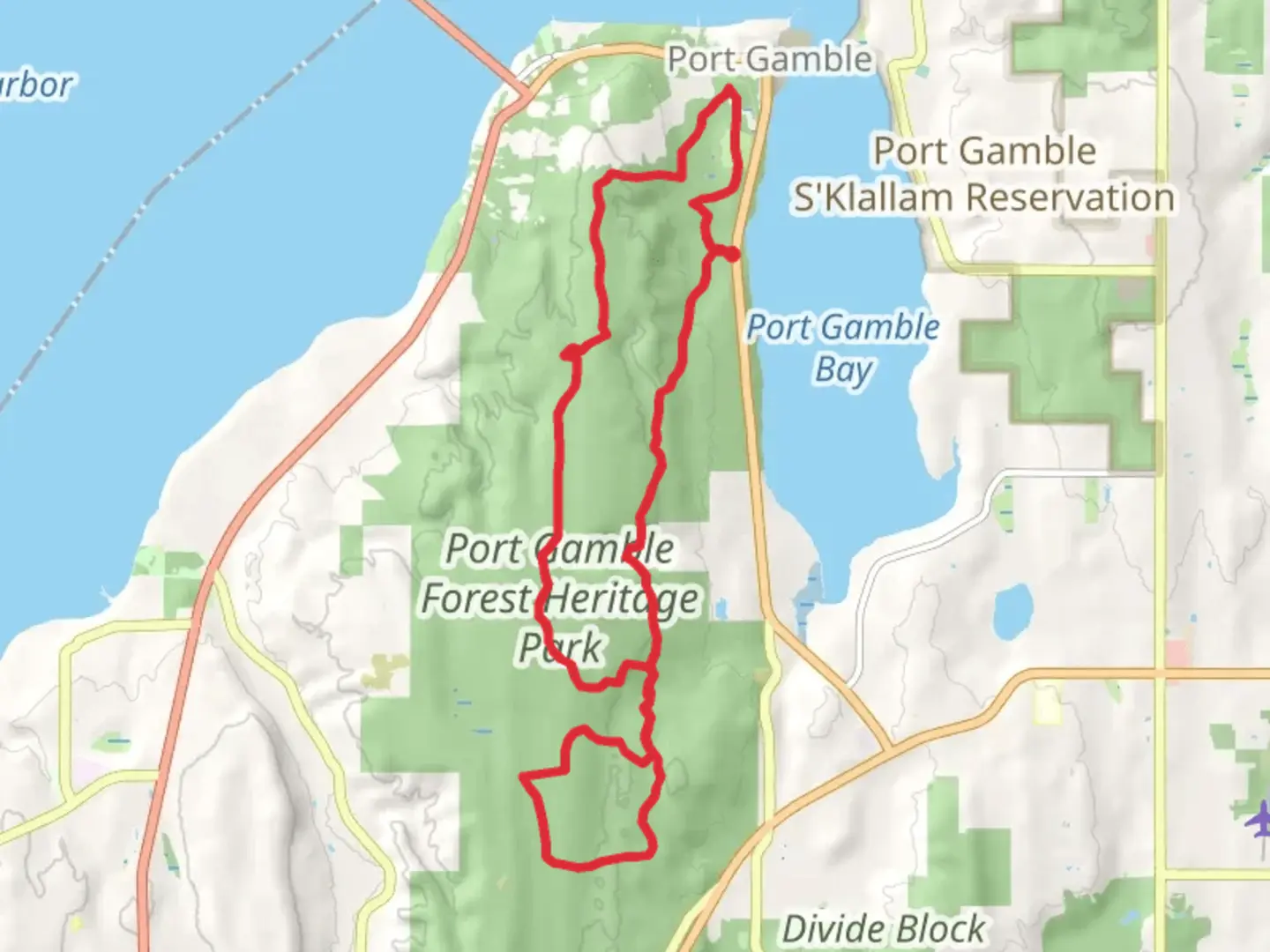 An image depicting the trail Beaver Pond and Drop Trail and its surrounding area.