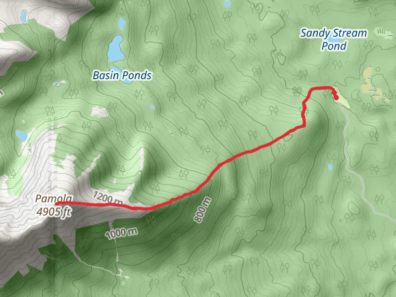 Pamola Summit via Helon Taylor Trail