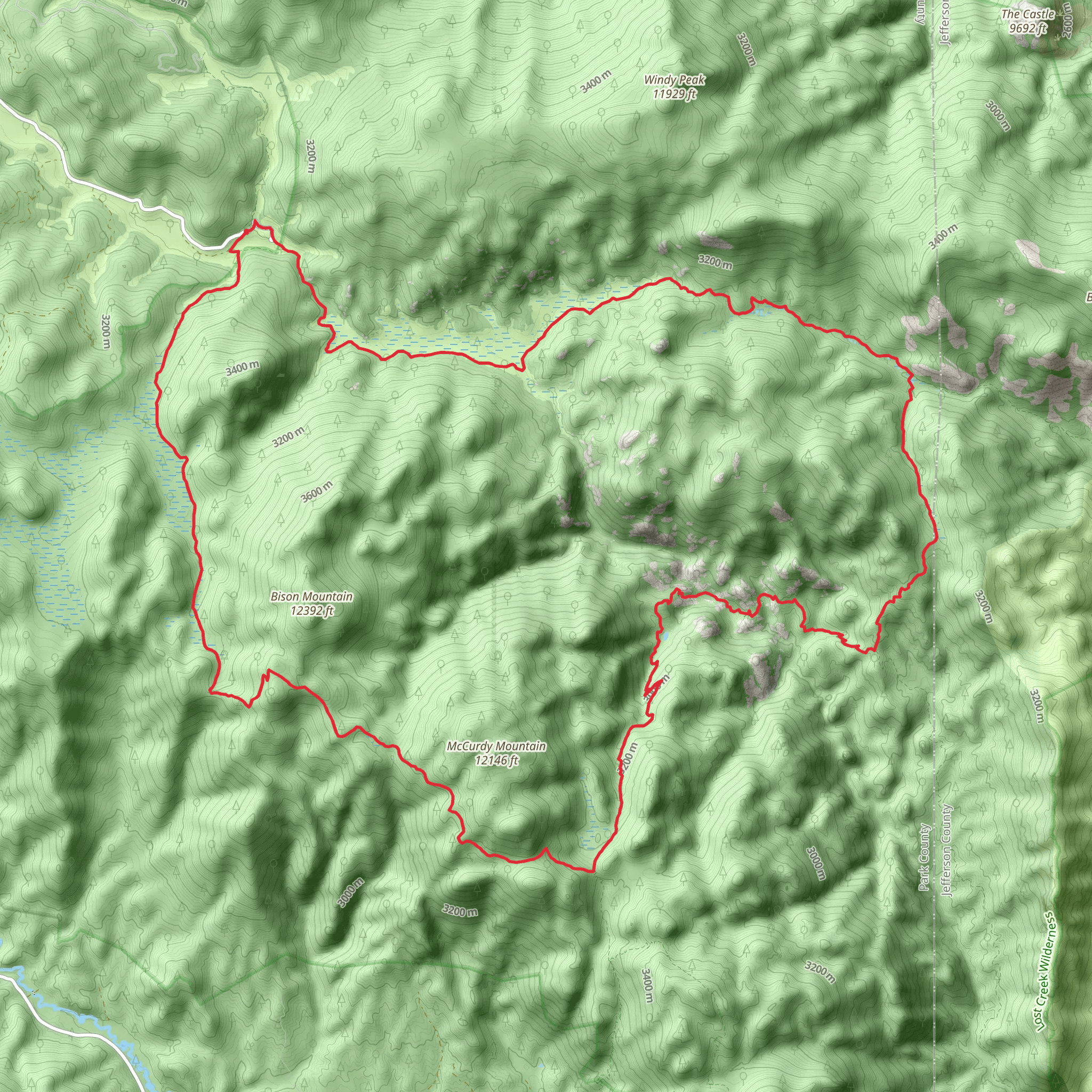 Brookside - Mccurdy - Wigwam Loop mobile static map
