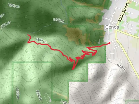 Discovery Trail via Lower Genoa Canyon