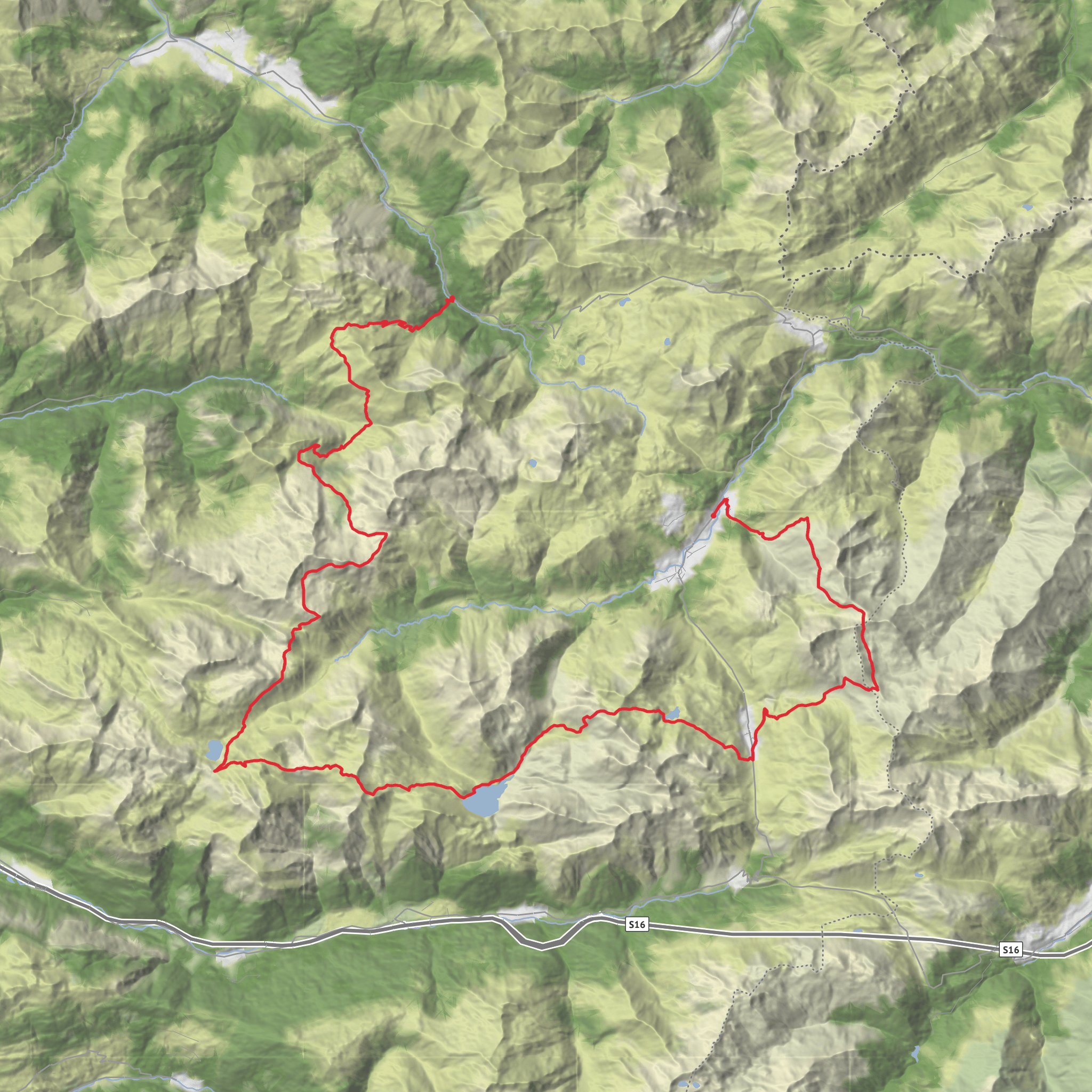 Lechquellenrunde mobile static map