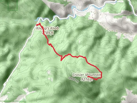 Crosier Mountain Trail - Devils Gulch Road