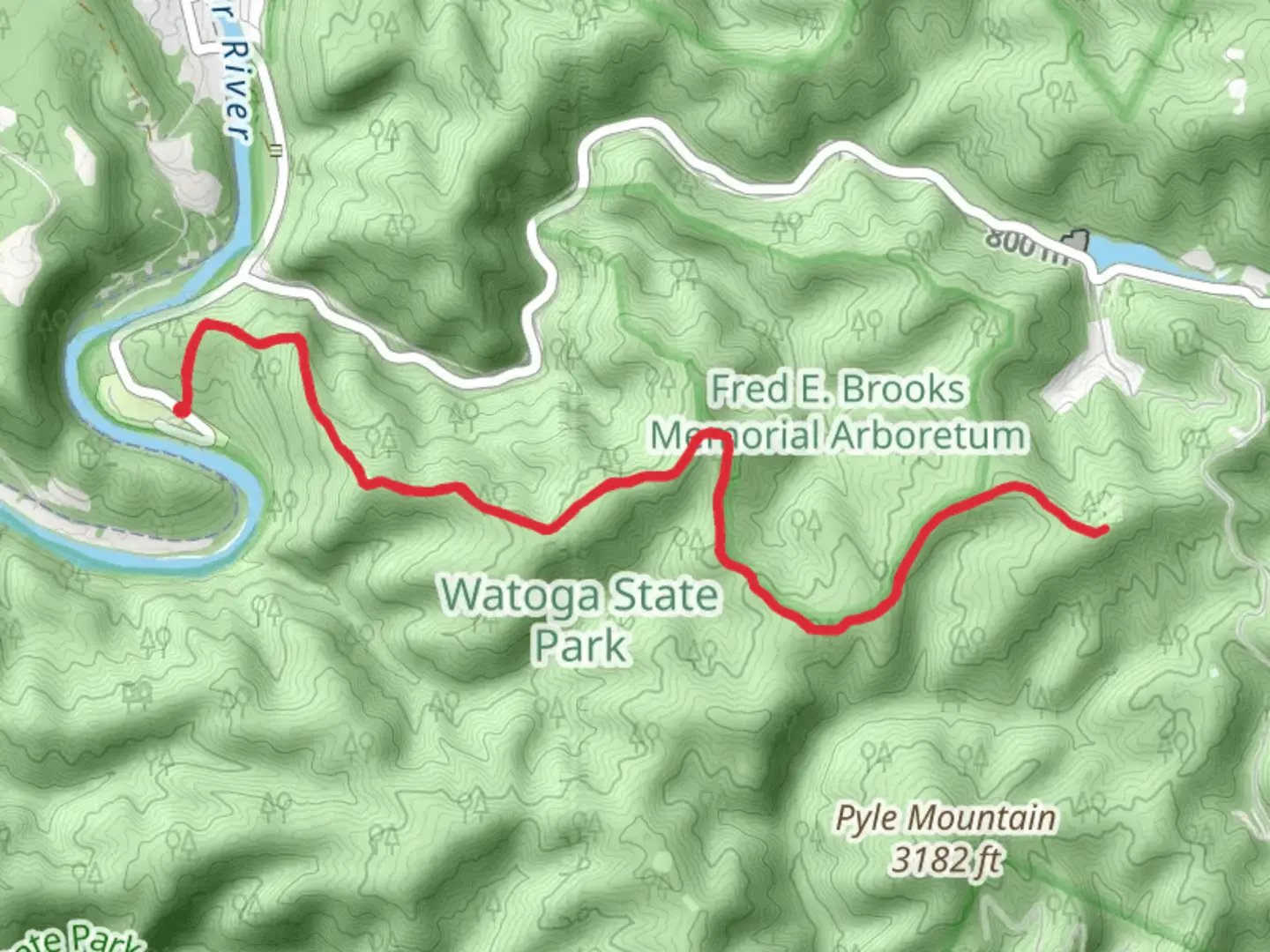 An image depicting the trail Ann Bailey Trail and its surrounding area.