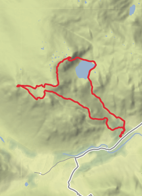 Hike from United Kingdom mobile static map