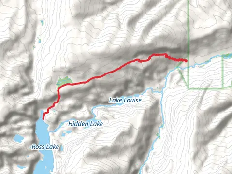 Rose Lake via Whiskey Mountain Cutoff