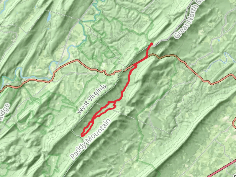 Vance's Cove Loop via Cold Spring Gap