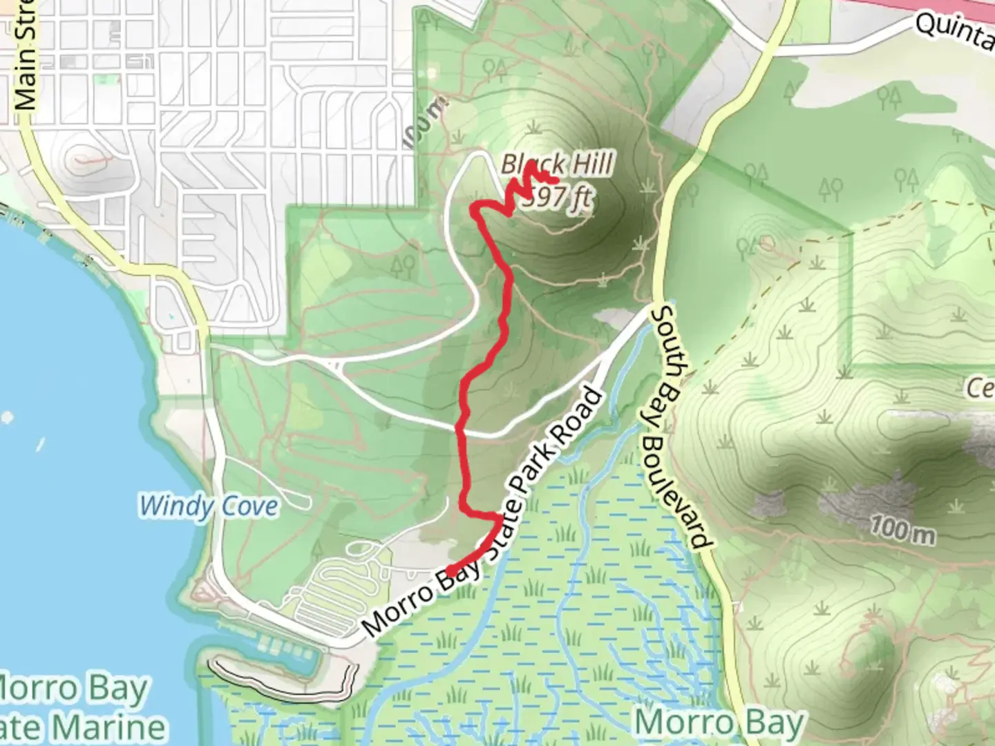 An image depicting the trail Black Hill Trail and its surrounding area.