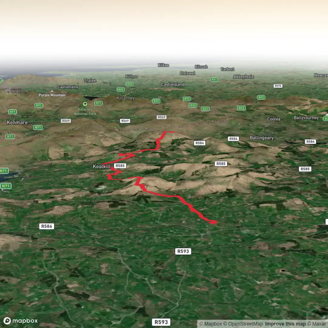 An image depicting the trail St Finbarrs Pilgrim Path and its surrounding area.