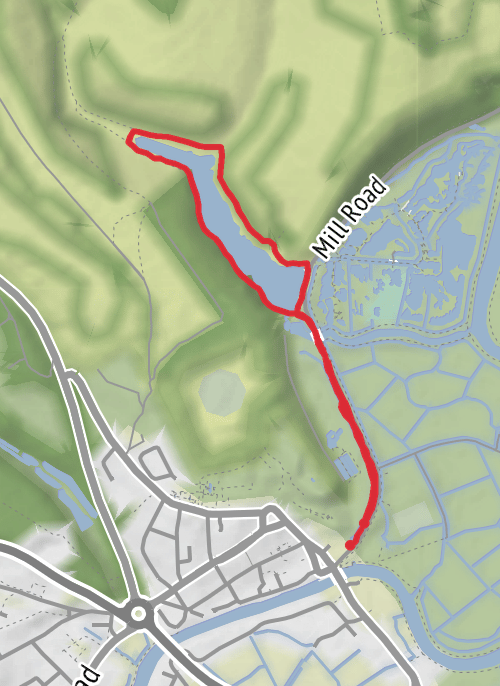 Arun Hiking mobile static map