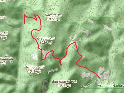 Blackhawk Gulch and Utah Hill
