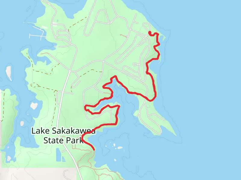 Lake Sakakawea Picnic Area Walk