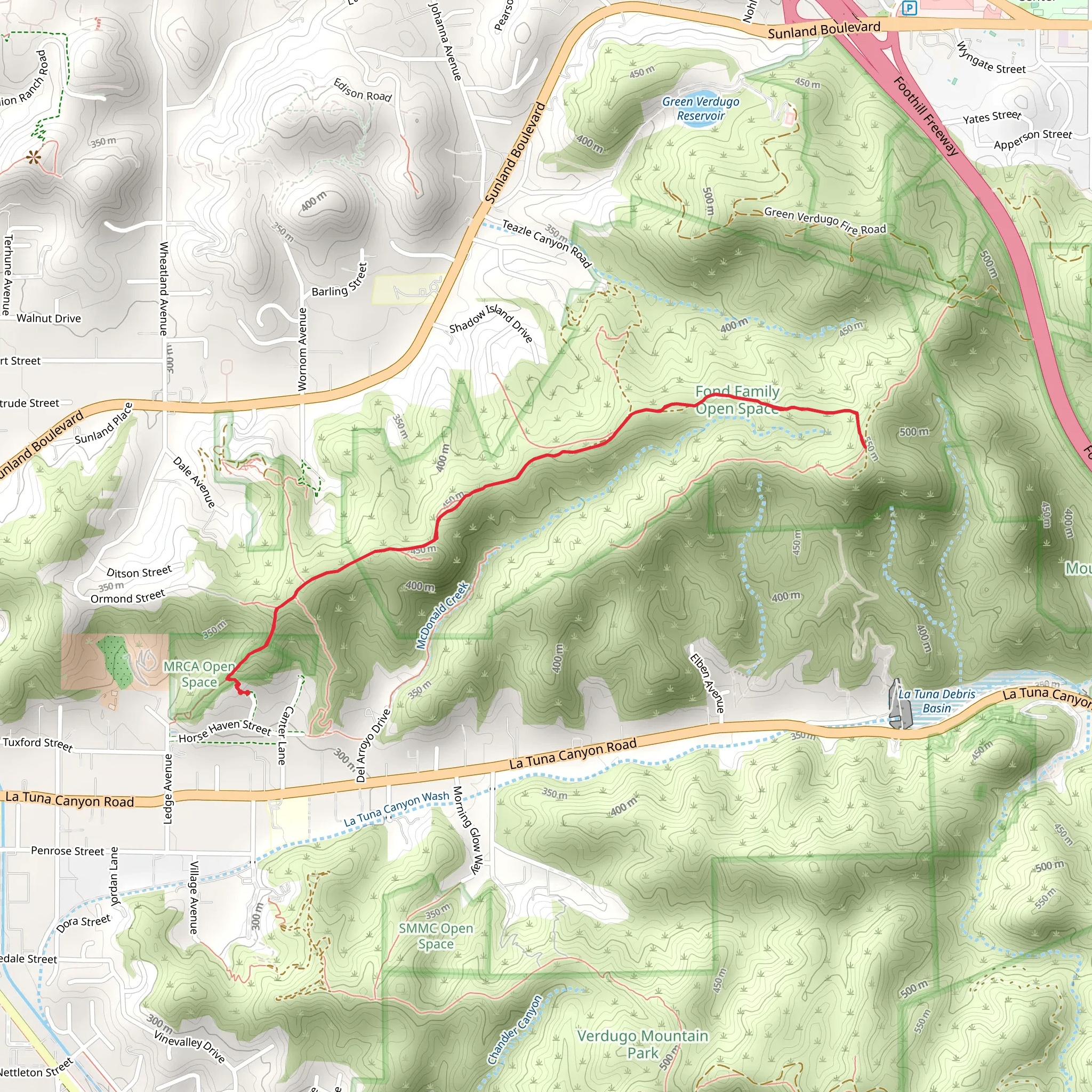 Wildwood Avenue mobile static map