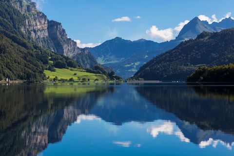 Glarus Nord to Lake Obersee and Lake Klöntal