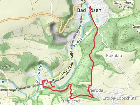 Bad Kösen to Saaleck Walk