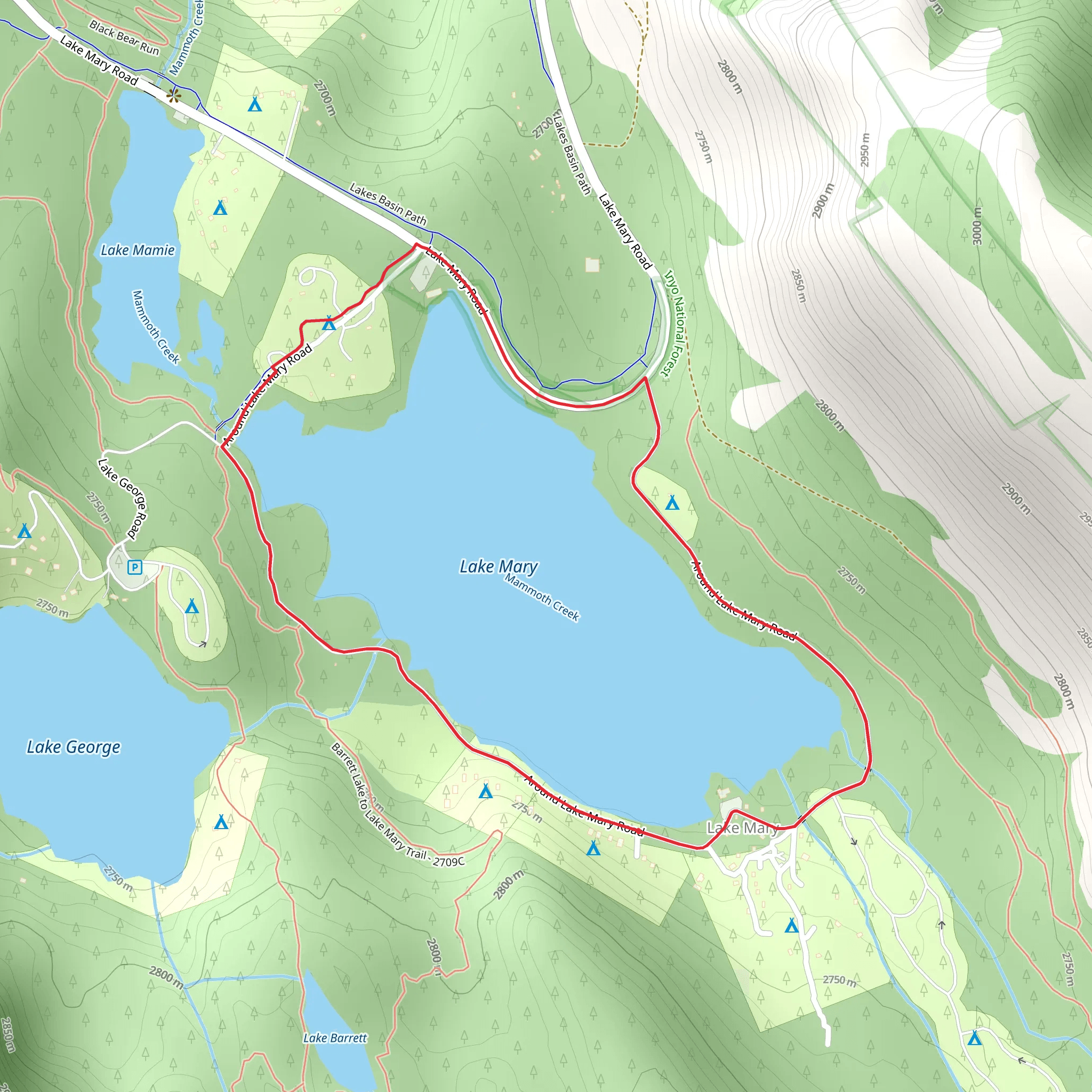 Around Lake Mary mobile static map