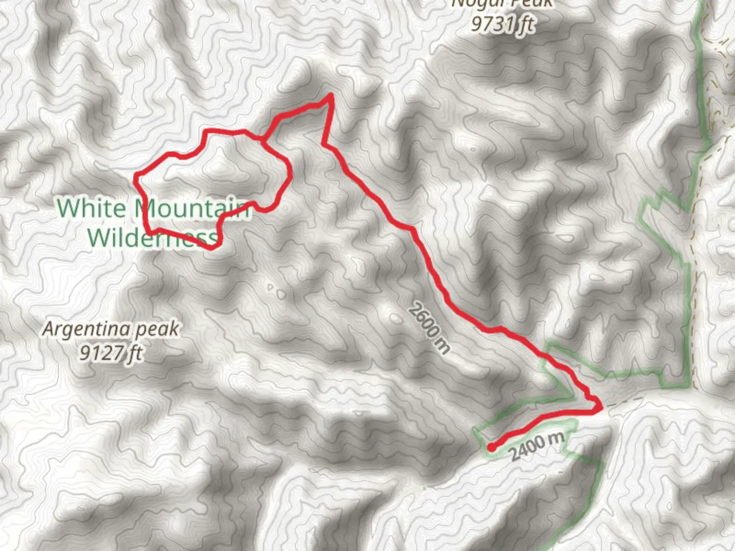 An image depicting the trail Crest - Clear Water Loop via Turkey Canyon Trail and its surrounding area.