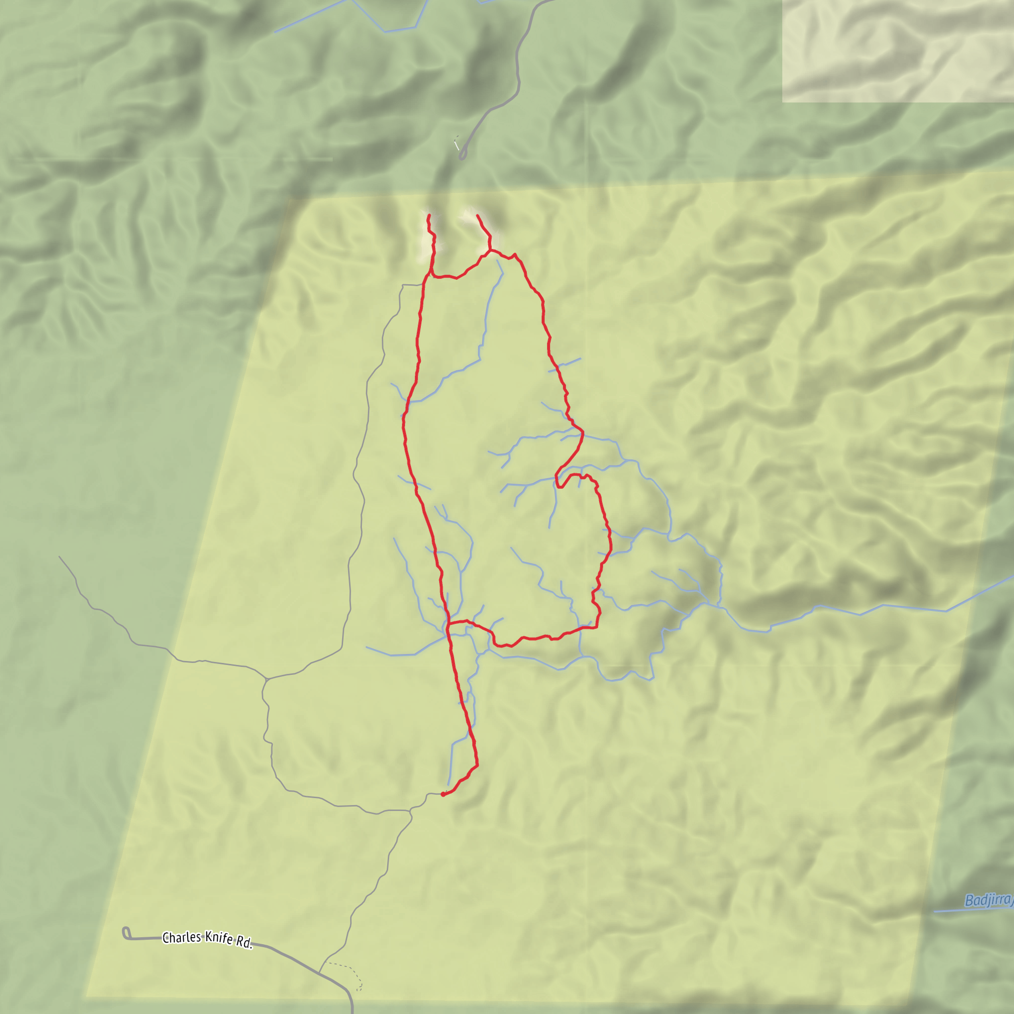 Badjirrajirra Loop Trail mobile static map