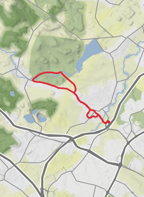 Charnwood Walking mobile static map
