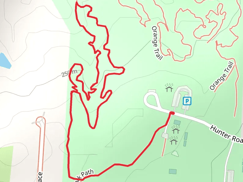 Green Loop Trail from William Harbin Park