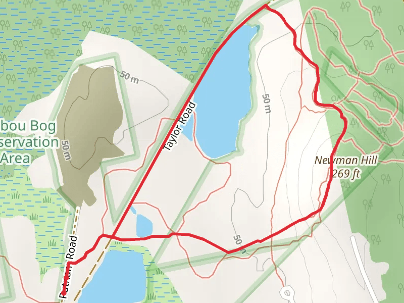 Newman Hill Loop via Caribou Bog Trail