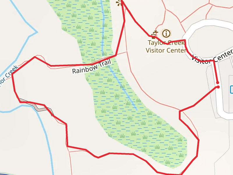 Rainbow Trail mobile static map