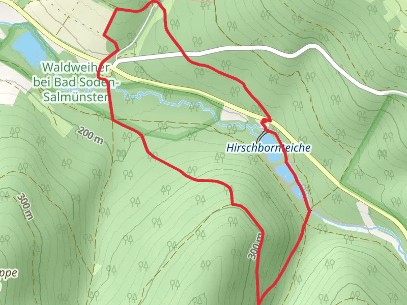 Hirschbornteiche and Waldweiher bei Bad Soden-Salmünster Loop