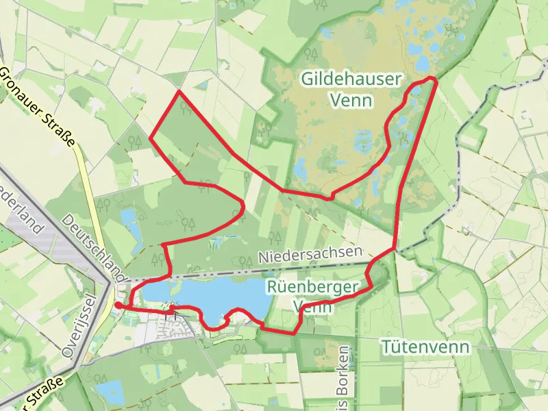 Dreiländersee, Rueenberger Venn and Gildehauser Venn Loop