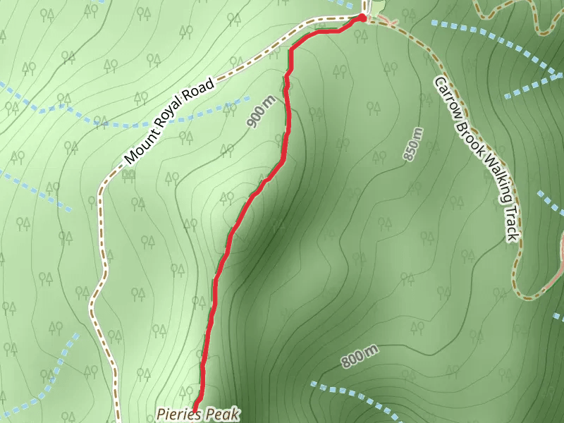 Pieries Peak Track