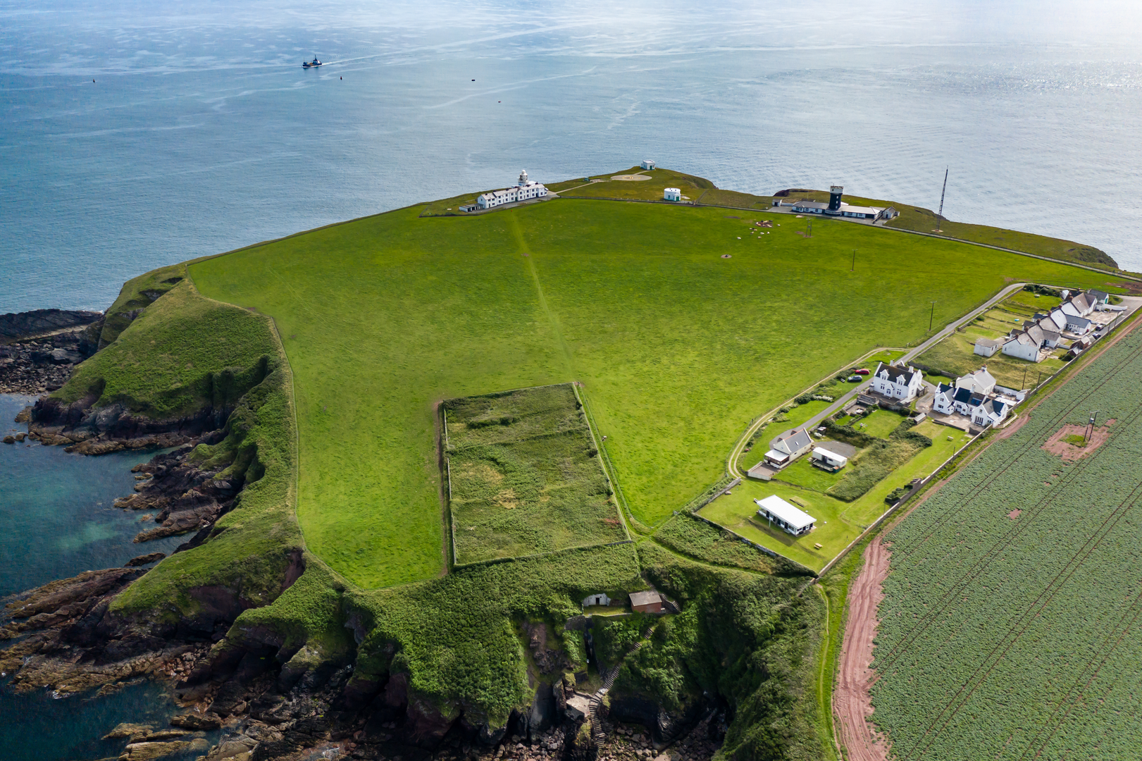 An image depicting the trail St Ann's Head Walk and its surrounding area.