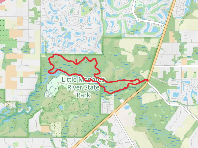 Little Manatee River State Park Loop Trail