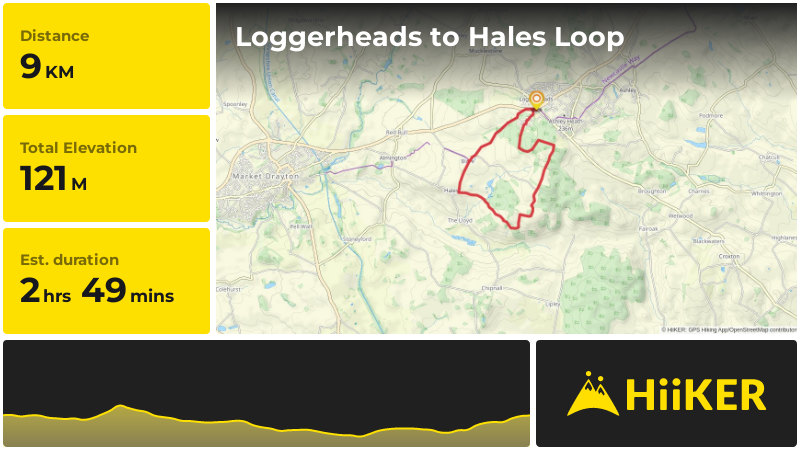 Loggerheads to Hales Loop | Staffordshire | England