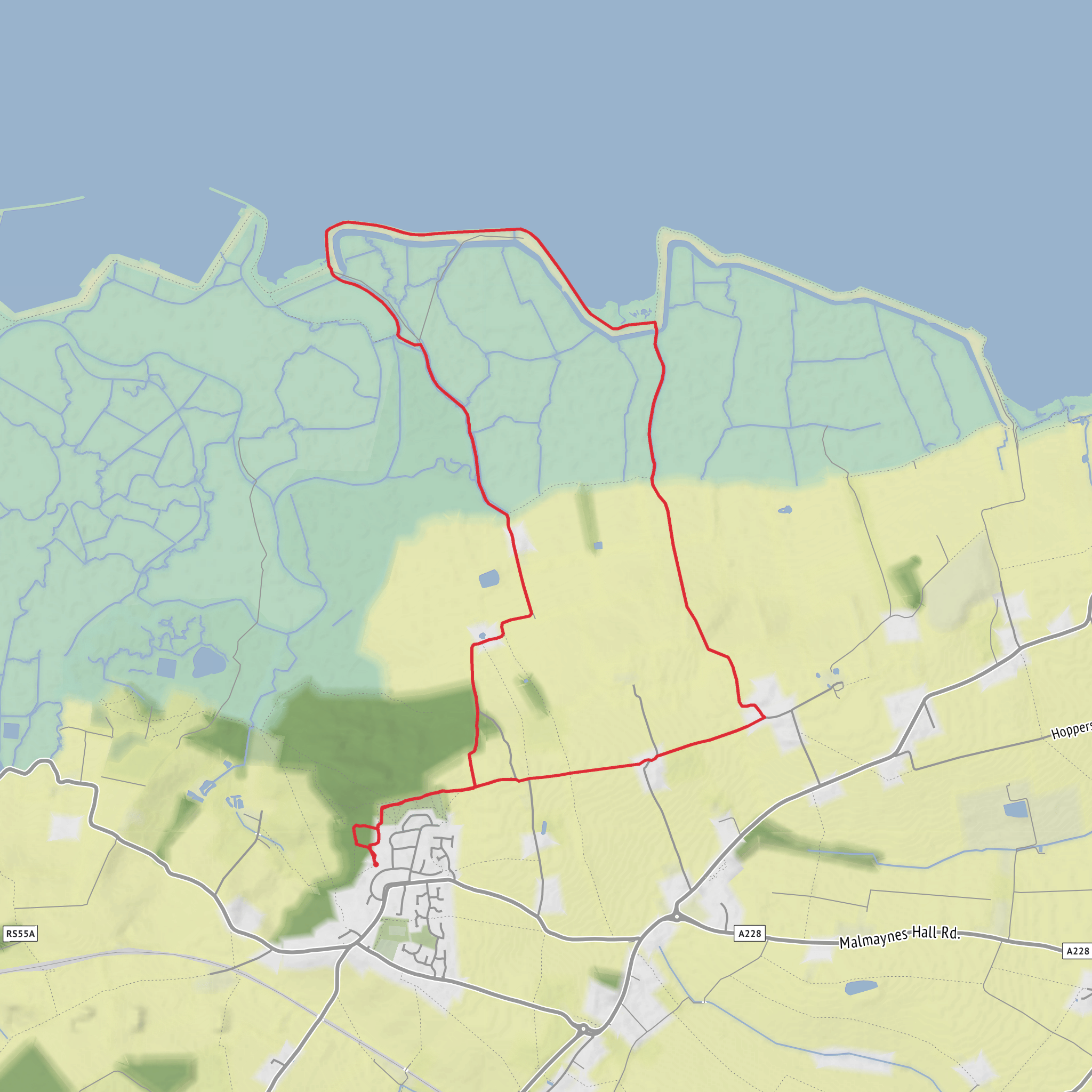 Northward Hill, Egypt Bay and St Mary's Bay Loop mobile static map