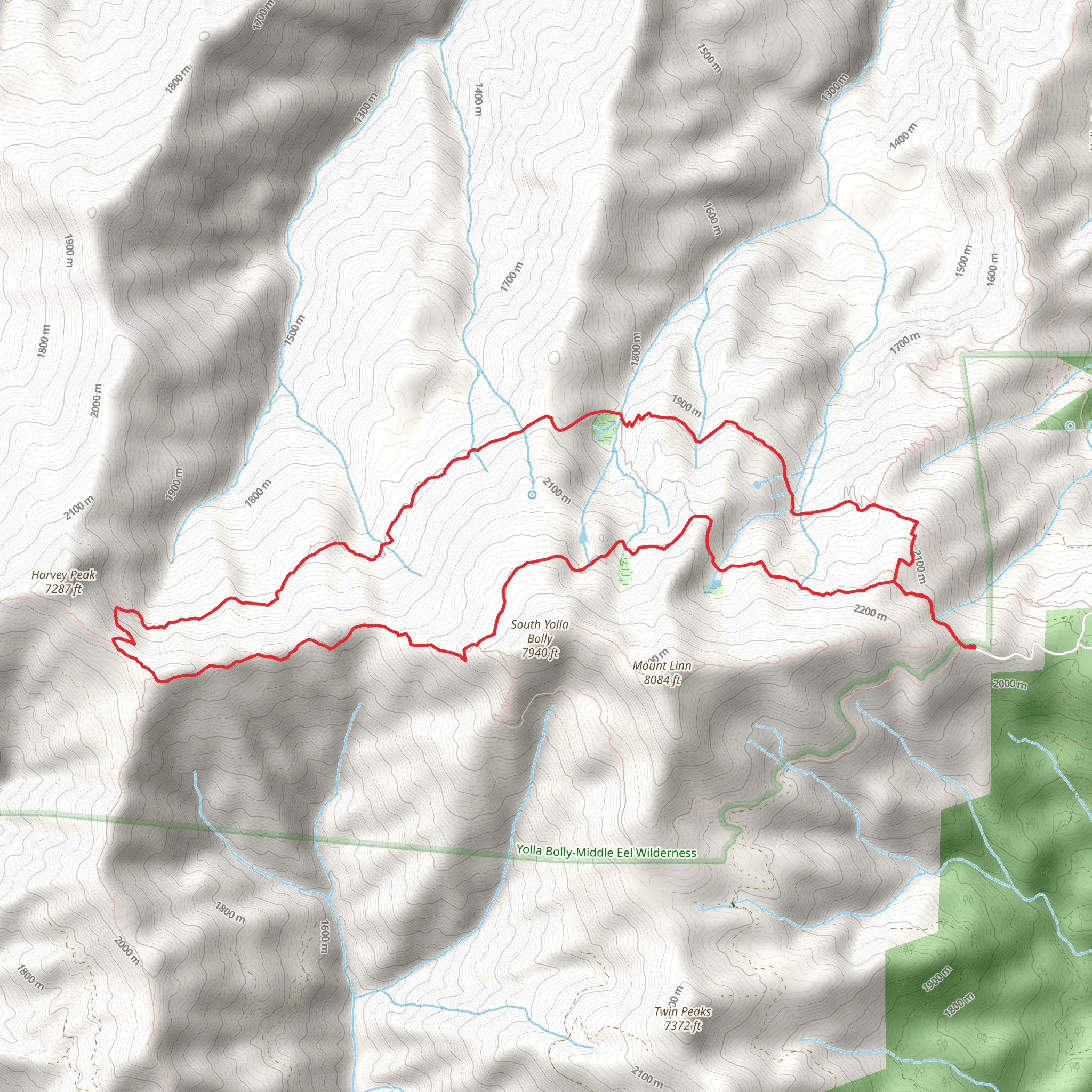 Ides Cove Loop Trail mobile static map