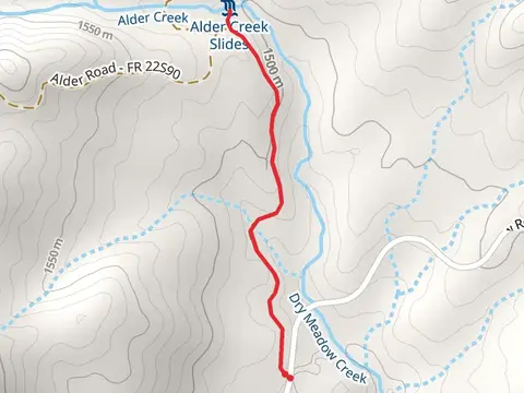 Dry Meadow Creek Walk along