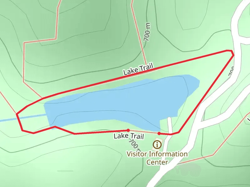 Lake Loop Trail from Park Road