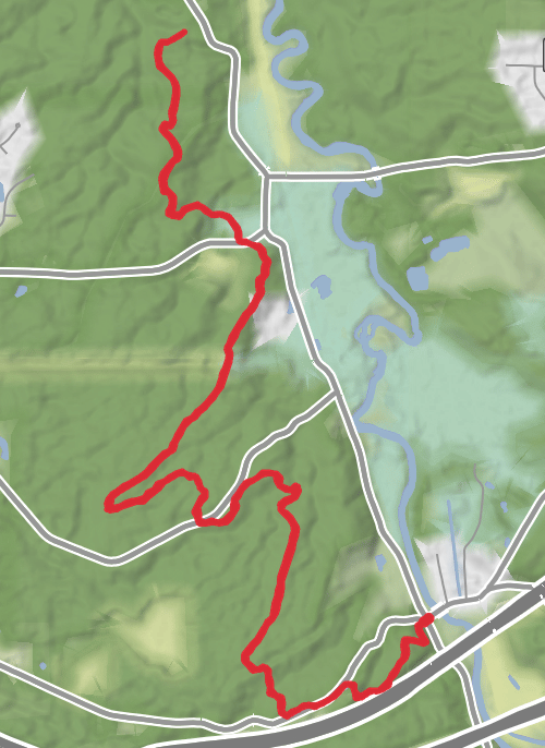 Summit County Hiking mobile static map