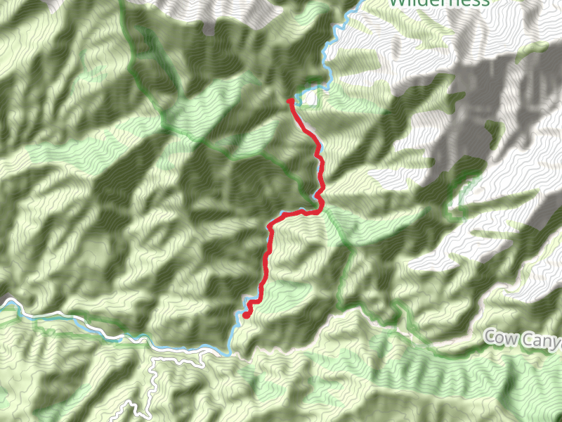 Devil Gulch via East Fork Trail