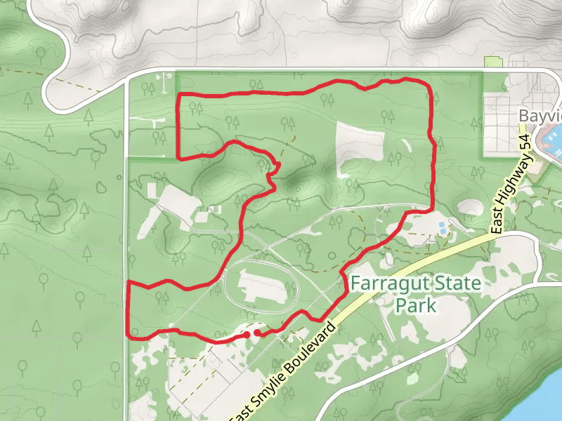 Farragut State Park Loop
