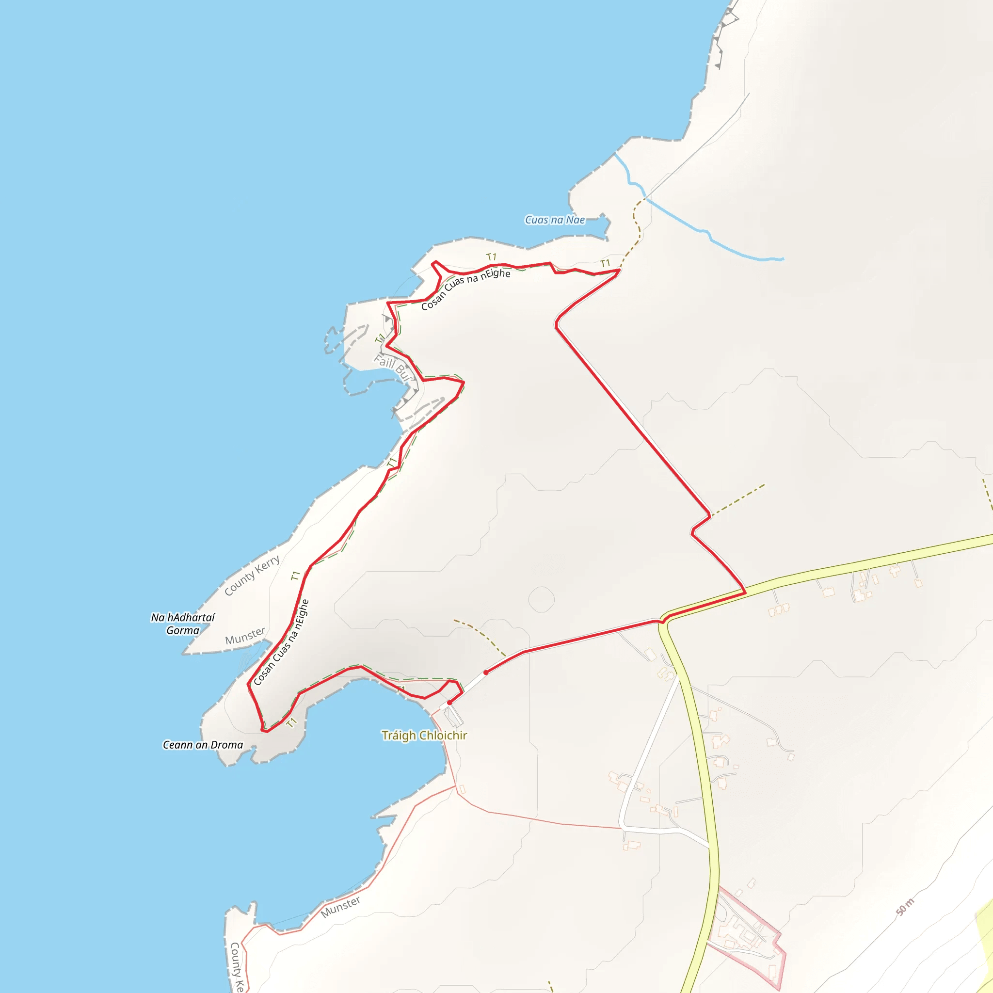 Cosan Cuas na nEighe - Dingle mobile static map