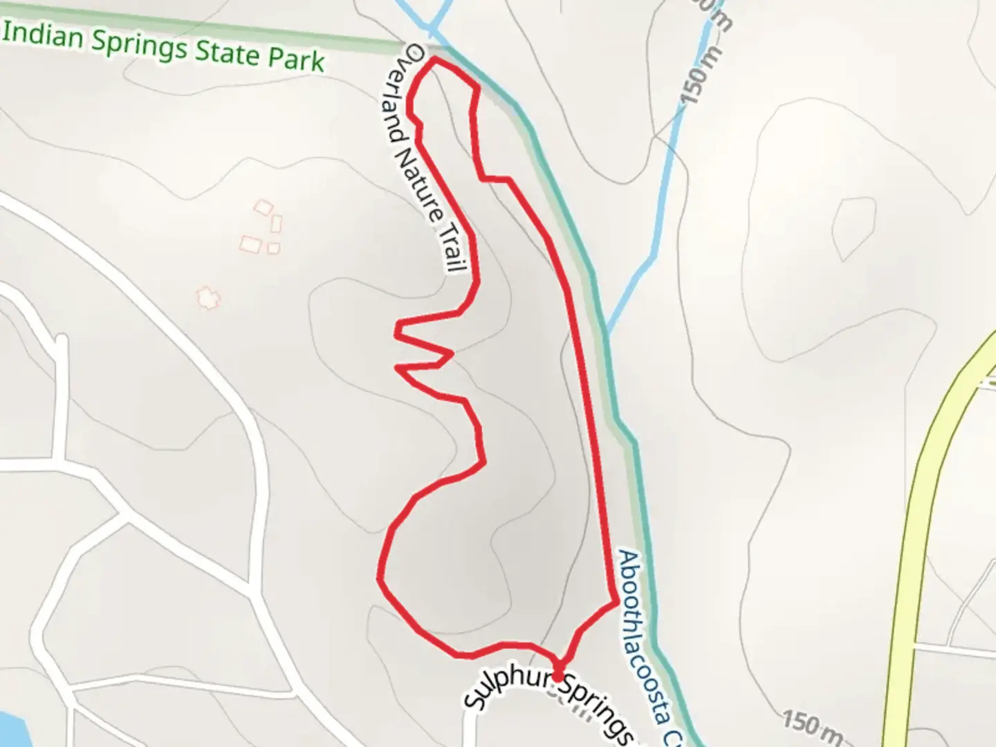 An image depicting the trail Overland Nature Loop Trail and its surrounding area.