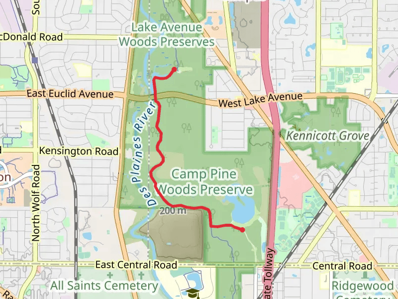 Des Plaines River Trail - Beck Lake