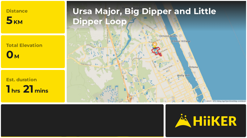 Ursa Major, Big Dipper and Little Dipper Loop | Volusia County | Flori