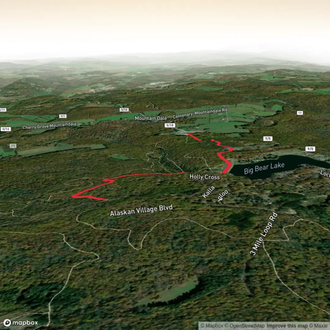 An image depicting the trail Dam Connector Trail and its surrounding area.