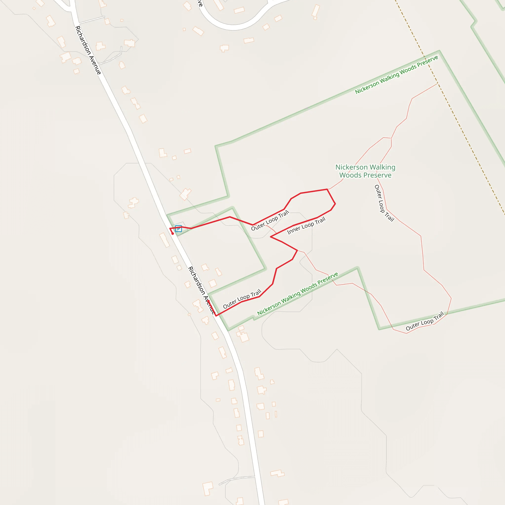 Inner and Outer Loop in Richardson Avenue mobile static map