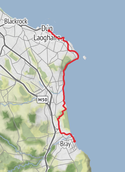 Hike on Bray - DL Celtic Camino mobile static map