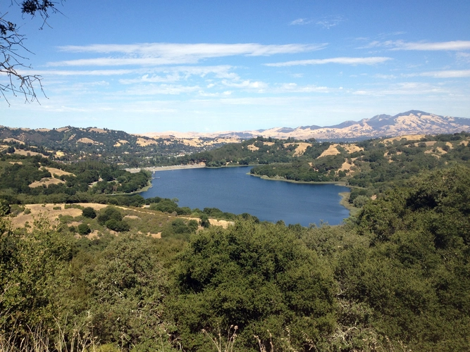 Lafayette Reservoir Loop via Rim Trail