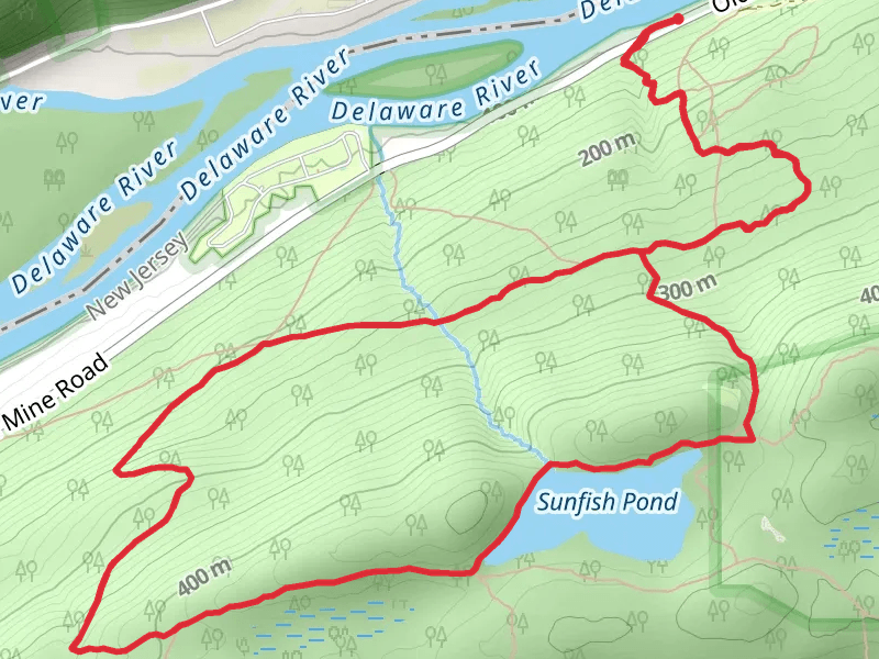 Sunfish Pond via Rockcores Trail