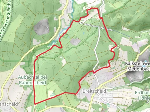Rothaarsteig Westerwald and Noerdlicher Rothaarsteig-Zuweg Breitscheid