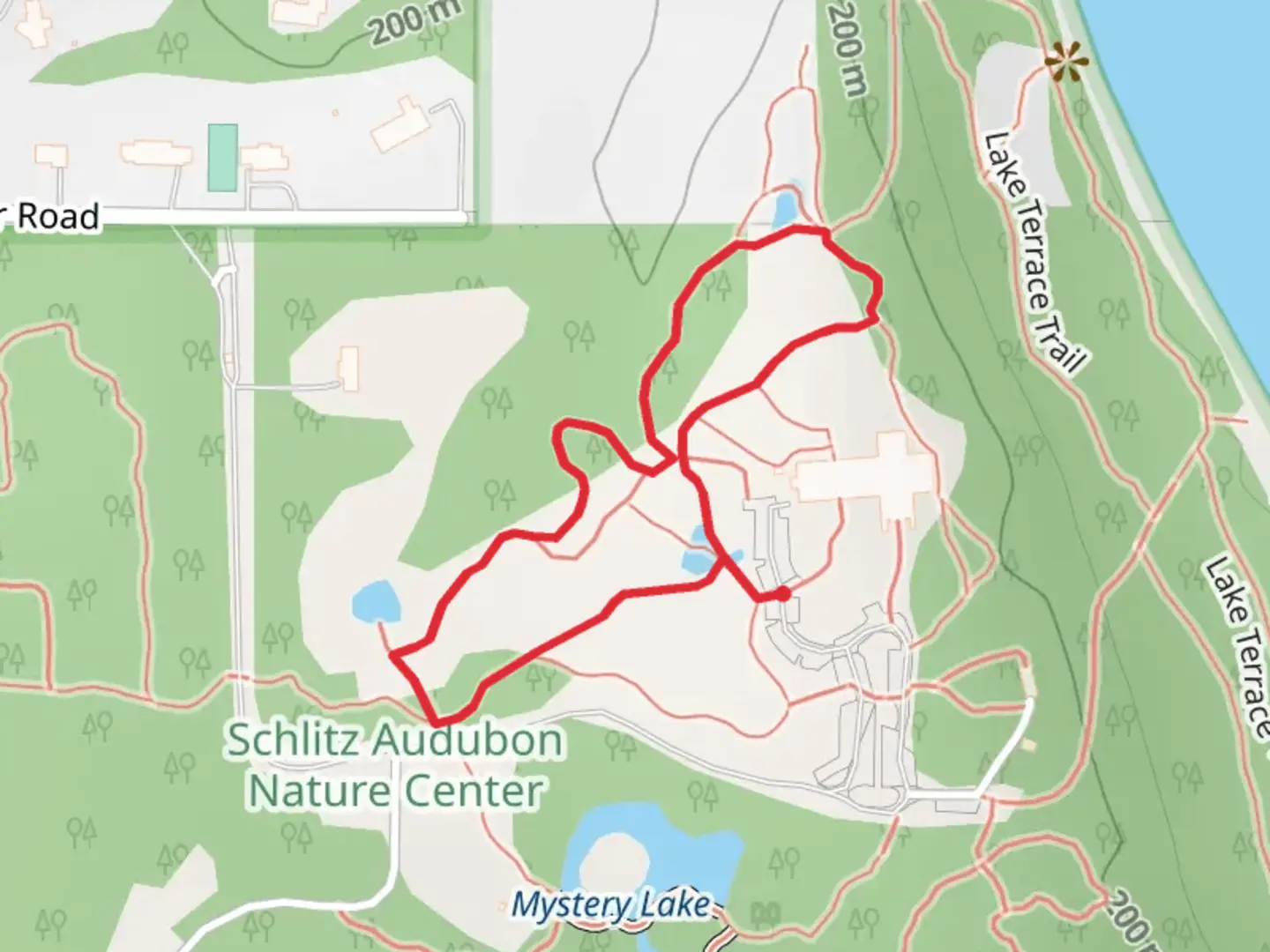 An image depicting the trail North Ravine and Norman C Huth Loop Trail and its surrounding area.