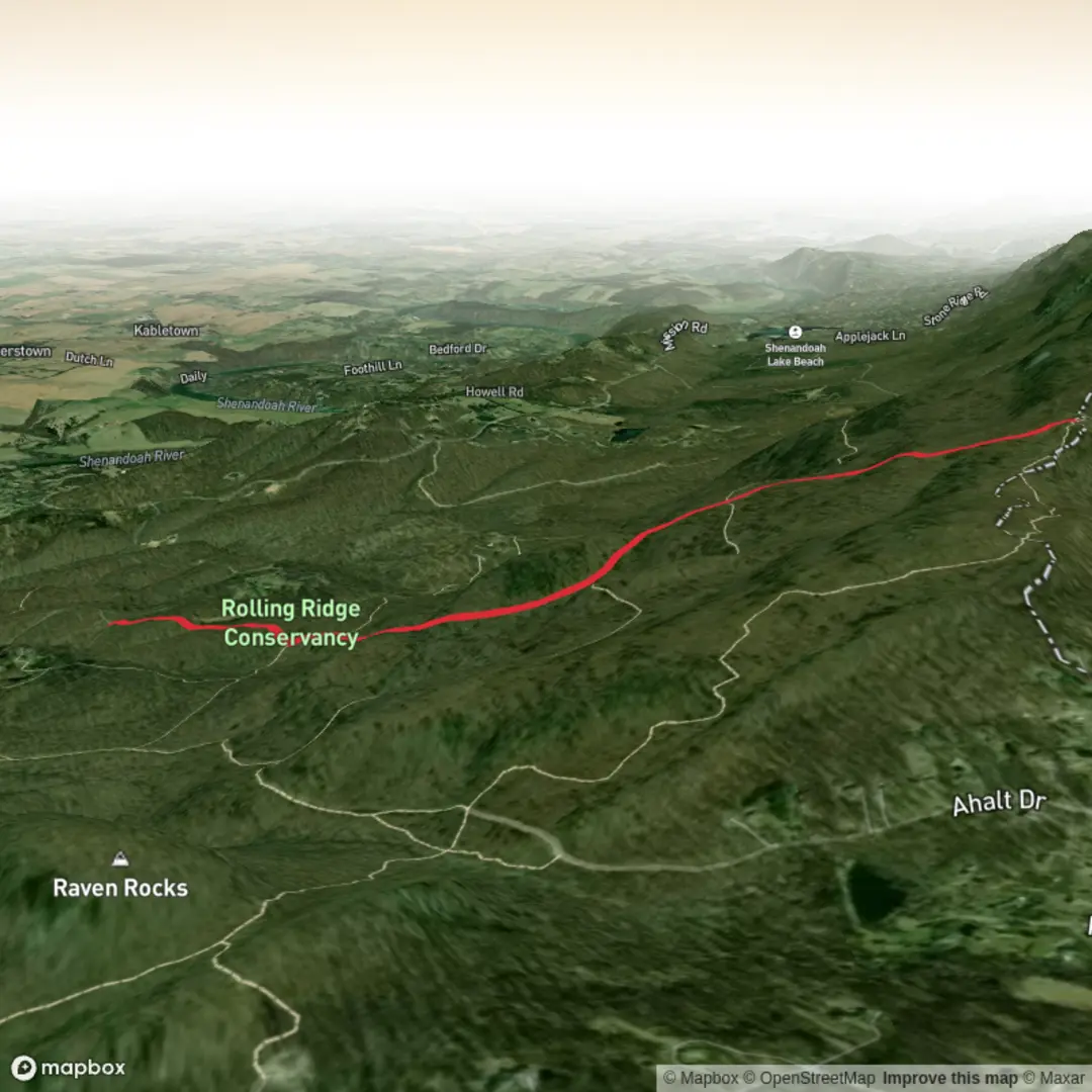 An image depicting the trail Friends Trail and its surrounding area.